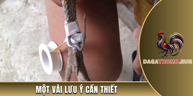 Một vài lưu ý cần thiết